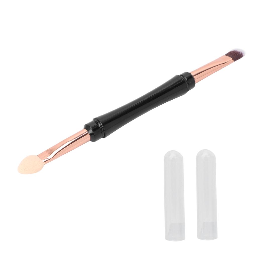 Кисть для теней для век, двусторонняя профессиональная губка для макияжа глаз, кисть для начинающих визажистов