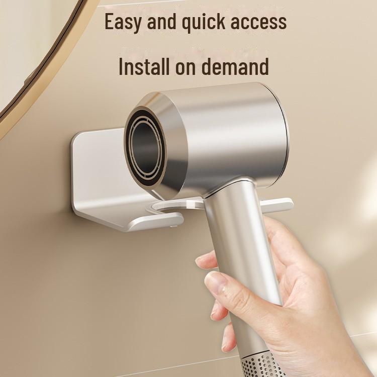 Стойка для хранения фена и бритвы — органайзер для ванной комнаты без перфоратора