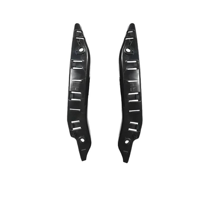 2pcs For Tesla Model Y Front Bumper Bar Bracket Left + Right ABS Black Mount Bracket Support Fit 1493770 1493771