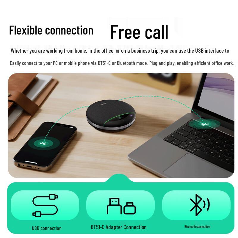 Yealink SP96 AI Noise Cancelling Conference Speakerphone (CN version)