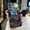 Чехол для телефона 'Кошмар перед Рождеством' для Samsung A25 A13 A33 5G A54 A36 A35 A56 A52 A14 Ударопрочный Мягкий чехол