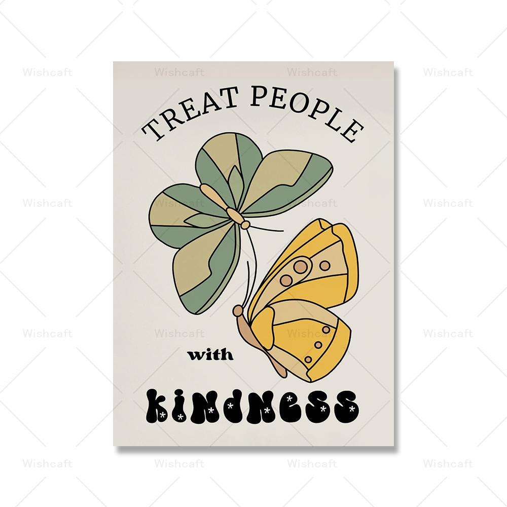 Христианская цитата настенное искусство ретро цветочный принт розовый вдохновляющая эстетическая бабочка холст картина детская комната домашний декор картинки