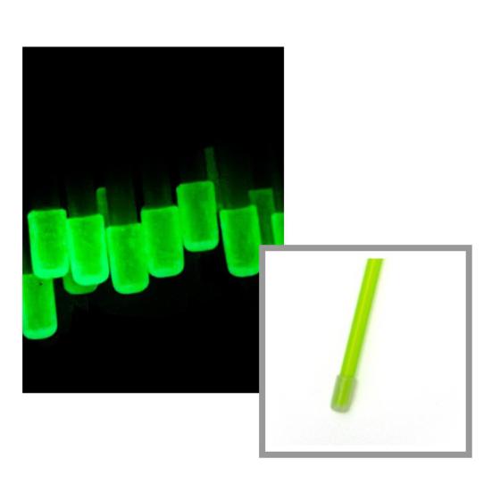 20Pcs Luminous Fly Fishing Anti-Tangle Feeder Tube with Snaps Hook 15/20/25cm Fishing Balance Connector for Teaser Saltwater Bait Cage