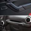 Dashboard Central Control Steering Wheel Air Conditioning Vents Decoration Interior for Jeep Wrangler JK 2011-2017 4-Door Version Car Accessories