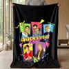 Backstreet BoysPrinted Flannel Blanket Cozy Skin-Friendly Warm Throw for Couch Bed Indoor Daily Use