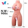 Реалистичная силиконовая кукла-полутело с большой грудью для мужчин