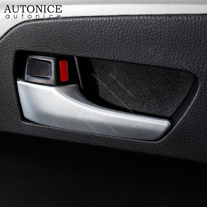 4pcs Carbon Fiber Color Inner Door Open Handle Cover for Toyota RAV4 2013 2014 2015 2016 2017 2018