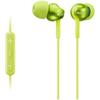 Sony Sony In Ear Earphones For Iphone Ipod Ipad With Remote Control And Mic  Lime Green  Mdr Ex110ip G  liGht Green