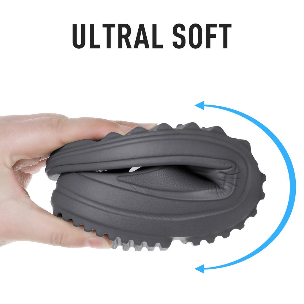 Smile Pop Men's Flip-flops Summer Sandals for Men Soft EVA Summer Casual Beach Shoes Arch Support Recovery Antiskid Flip Flops