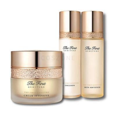 Первый оригинальный набор из 3 предметов: Смягчающий лосьон для кожи 150 мл Эмульсия 150 мл Крем 55 мл