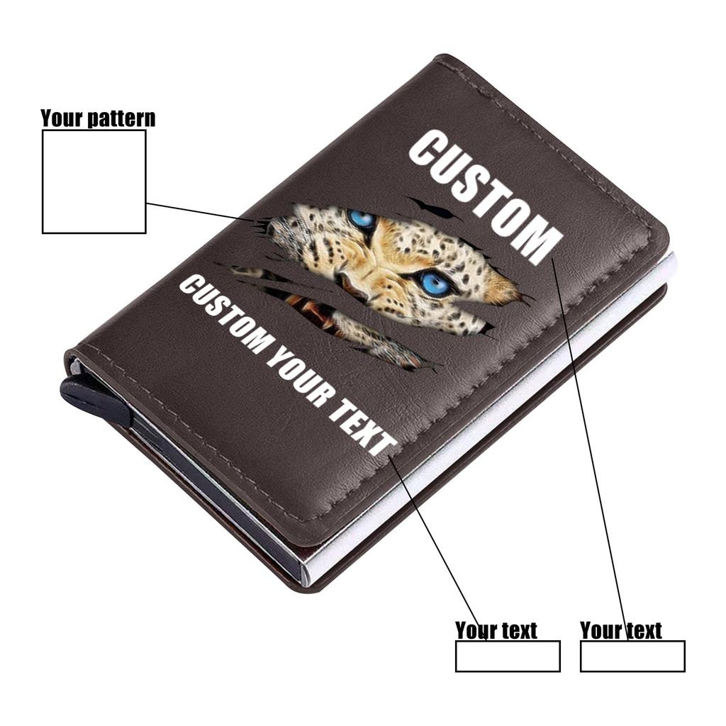 Personalized Customized Card Holder Aluminum Metal Box