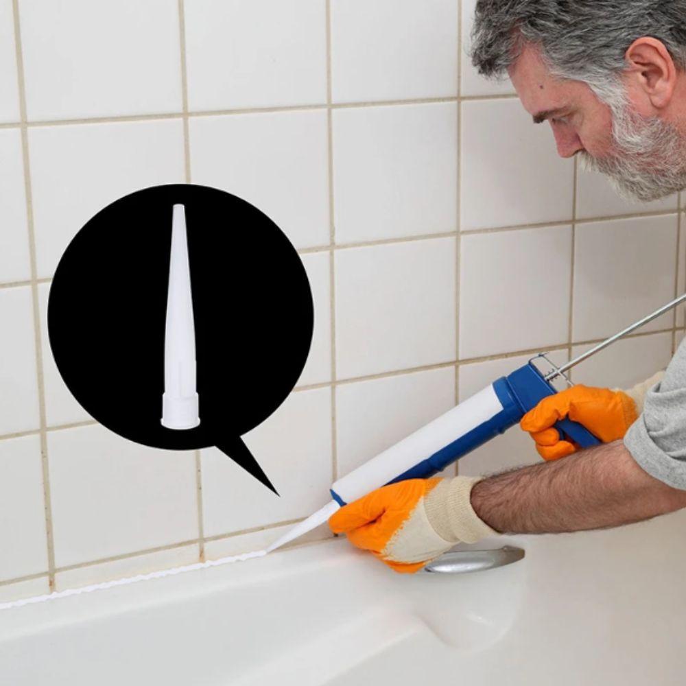 Аппликатор герметика Стеклянные насадки Универсальная посадка Пластиковые насадки для клея для стекла Нанесение герметика