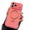 Ice Cream Liquid Silicone Magnetic Phone Case for iPhone 17 Pro Max, Drop-Proof, Compatible with Apple 15/16.