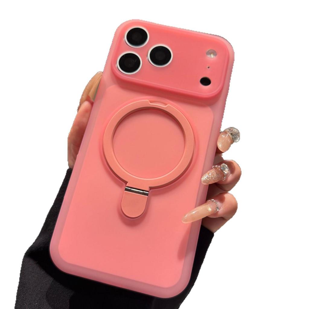 Ice Cream Liquid Silicone Magnetic Phone Case for iPhone 17 Pro Max, Drop-Proof, Compatible with Apple 15/16.