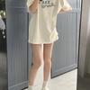 Полная ММ кошки хлопок свободная короткорукавная футболка женская с коротким рукавом летняя одежда новая большая версия оверсайз топ тренд