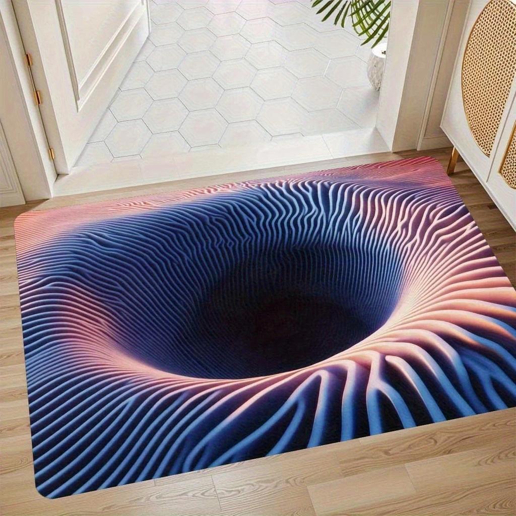 3D Visual Floor Mat Dirt Resistant and Wear-resistant Door Mat Bathroom Absorbent and Non Slip Foot Mat