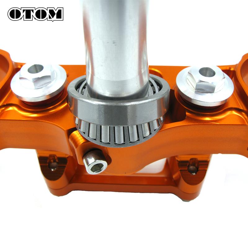 OTOM 22-1026 Motorcycle Steering Stem Bearing Directional Column Bearing Nut For KTM 125-500 SX/SXF XC/XCW EXC/EXCF Dirt Bikes