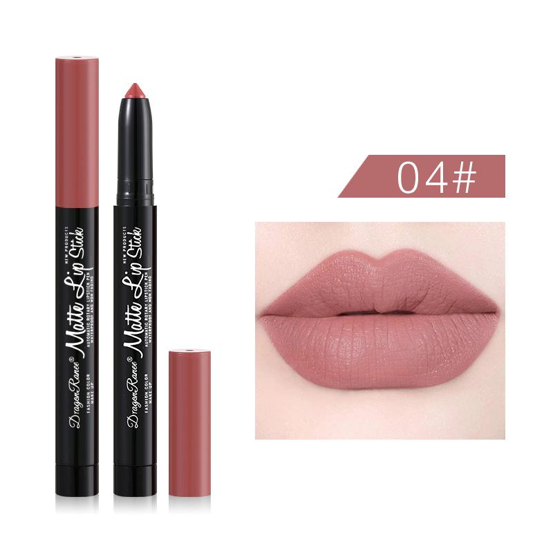 Водостойкая помада-карандаш Matte Velvet Mist Top женская помада-карандаш Bean Paste Rose с точилкой автоматический карандаш для губ Liner