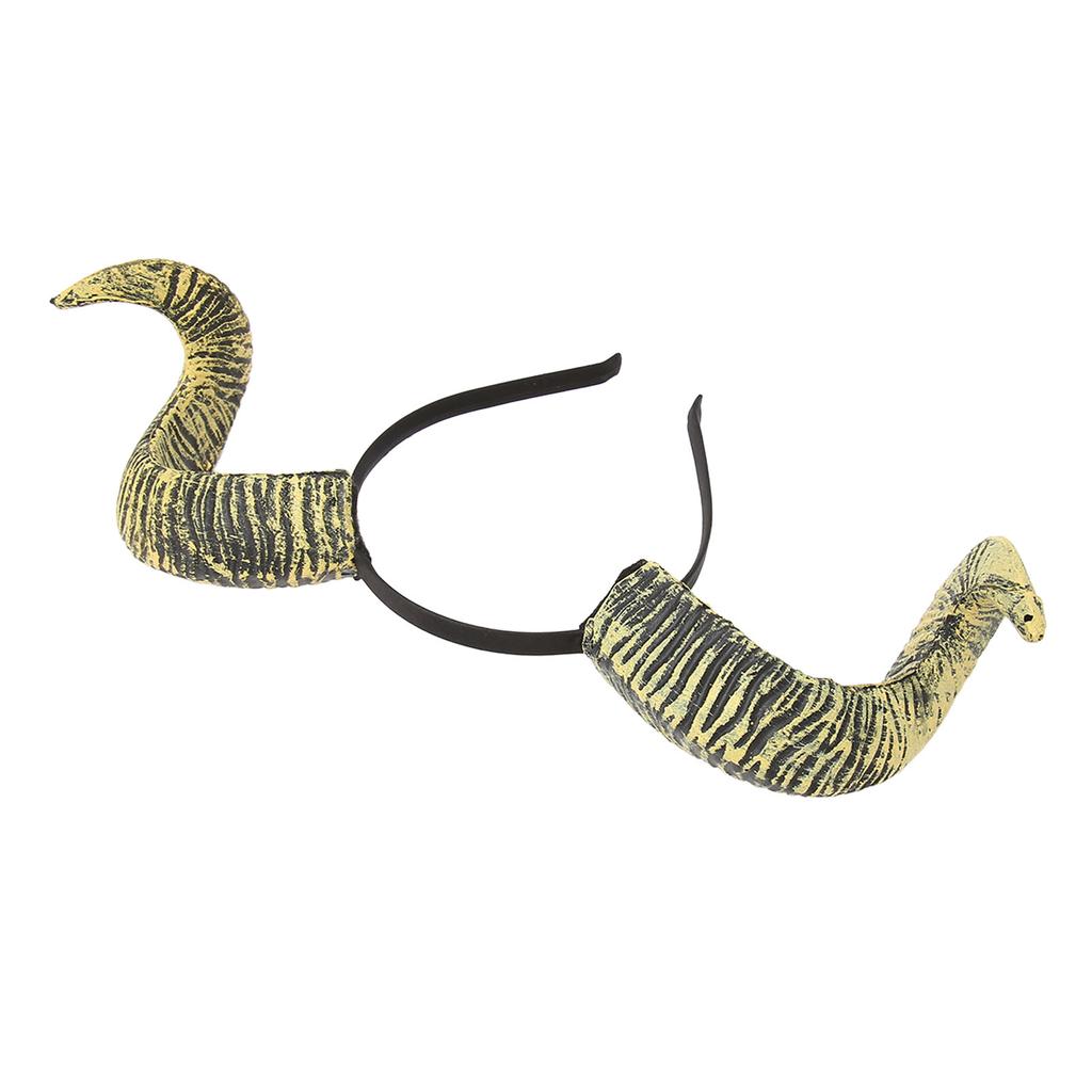 Sheep Horn Headband Exquisite Unique Funny Halloween Cosplay Party Horn Hair Hoop Accessory Photo