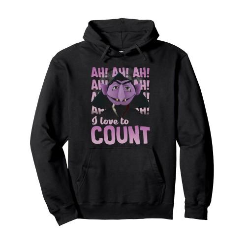 Sesame Street Unisex Adult The Count Ah! Ah! Ah! Hoodie