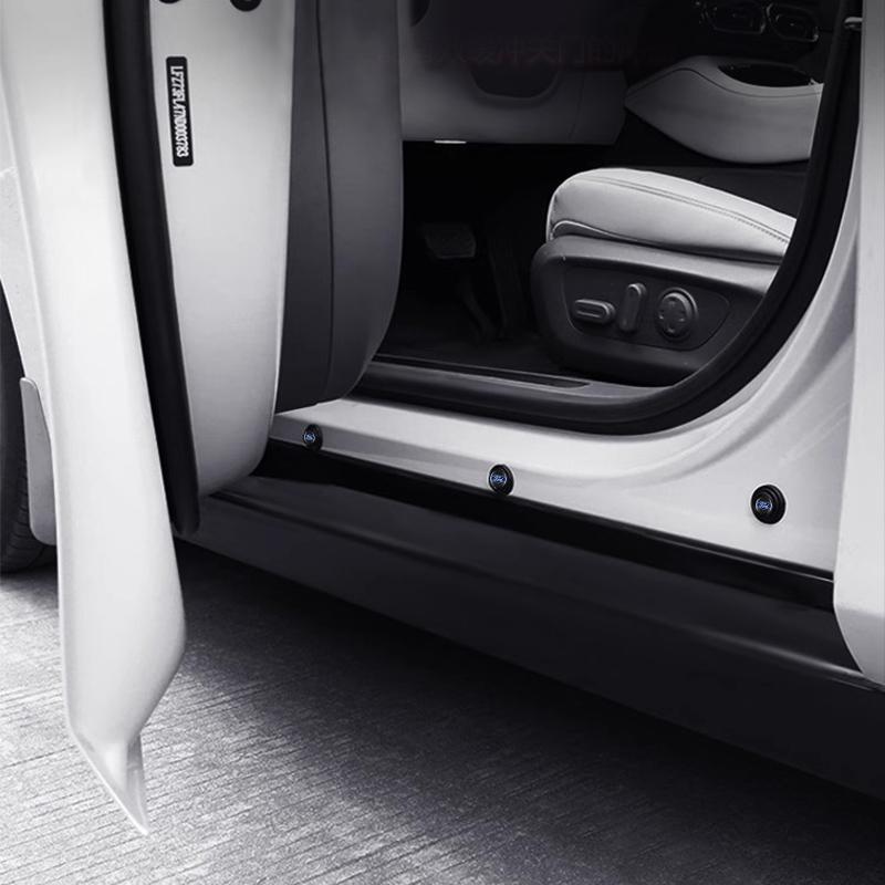 Car Silicone Door Shock Stickers Absorber Soundproof Buffer Pad Accessories For Ford ST Focus Fiesta Mondeo Kuga Mustang Escort
