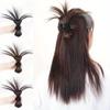 Синтетические накладные волосы с зажимом в виде бабочки, накладные волосы для женщин, регулируемые стили, легкие накладные волосы