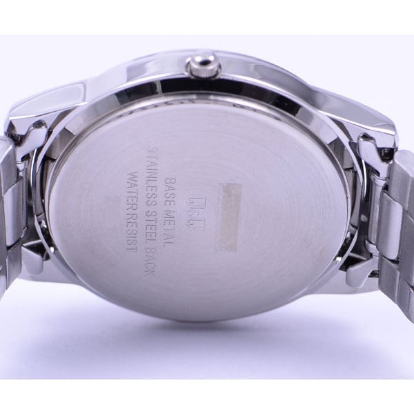 Citizen Мужской D010-204 ( Смотреть Q&Q День) Круглые часы серебряные аналоговые