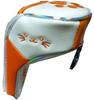 Golf Headcover for Utility Clubs, Paw Print Design with Magnetic Closure (White/Orange, for Utility Clubs)