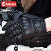 Motorcycle Gloves Summer Leather Motocross Glove Men Women Retro Biker Cycling Motorcyclist Protected Goatskin Mtb Cycling Glove