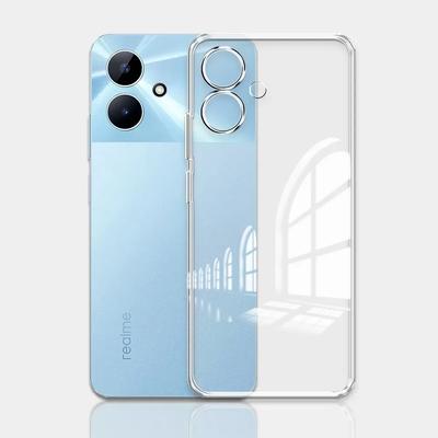 Для Realme Note 60 Чехол Прозрачный Силиконовый Мягкий Чехол Для Realme Note 50 RMX3834 Прозрачный Противоударный Чехол Realme RMX3933 Coque