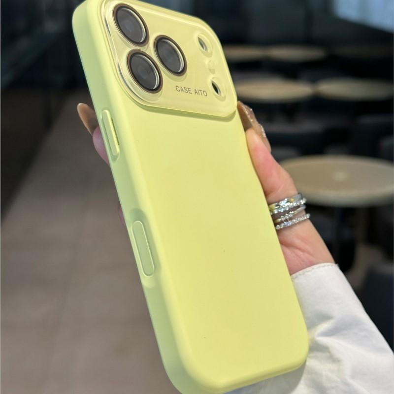 Официальный чехол для телефона из жидкого силикона для iPhone 17 Air 16 15 14 12 13 Pro Max Защита камеры Ударопрочный Конфетный Мягкий Матовый Чехол