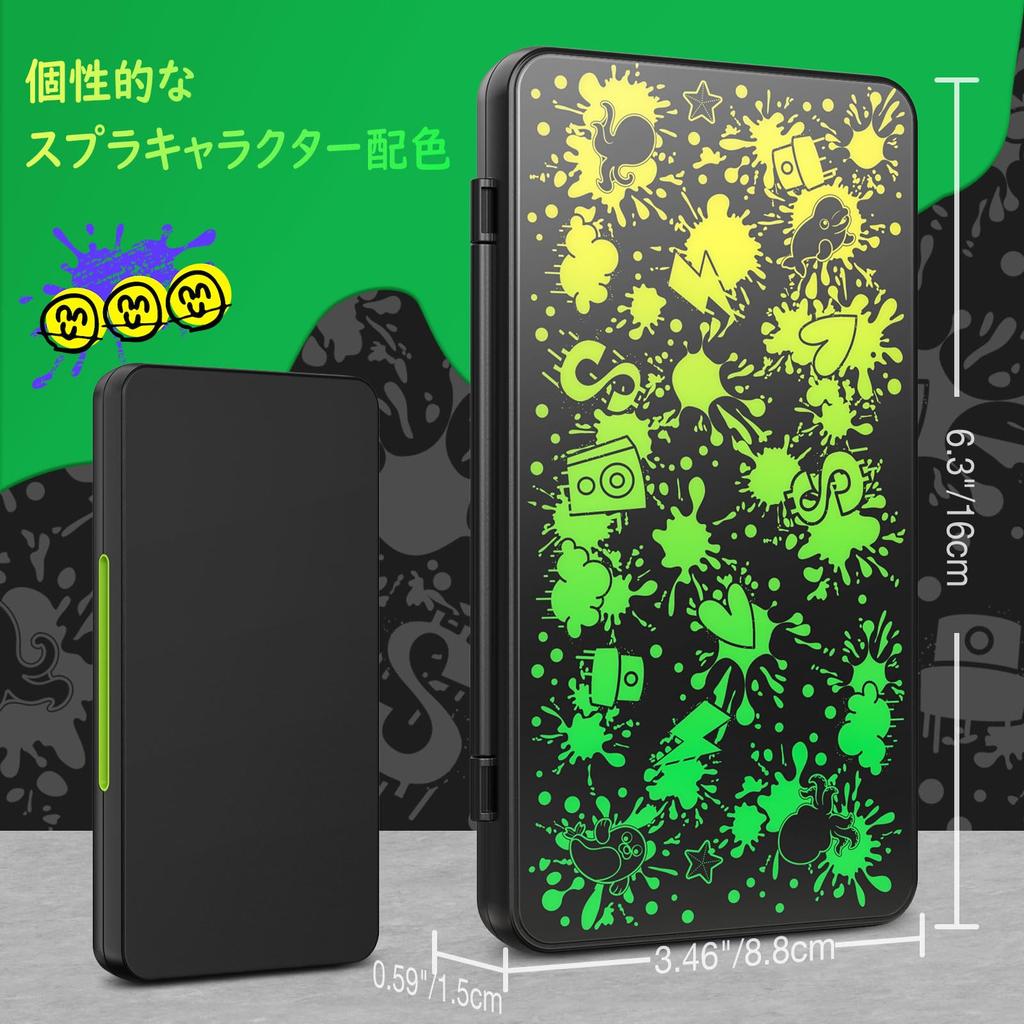 ATiC Чехол для Nintendo Switch OLED Модели Мягкий Чехол Чехол для Хранения Карт Вмещает 24 Micro SD Карты Switch Одновременно Коробка для Хранения Игровых Карт Ударопрочный Легкий