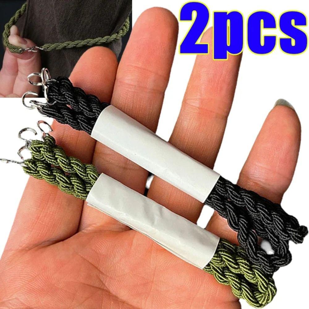 2Pcs Black Green Khaki Leggings Elastic Rope Polyester Riding Boot Rubber Band Outdoor Hiking