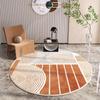 Modern Abstract Minimalist Rug Soft Cozy Non-Slip Machine Washable Carpet Simple Style for Office Study Living Room