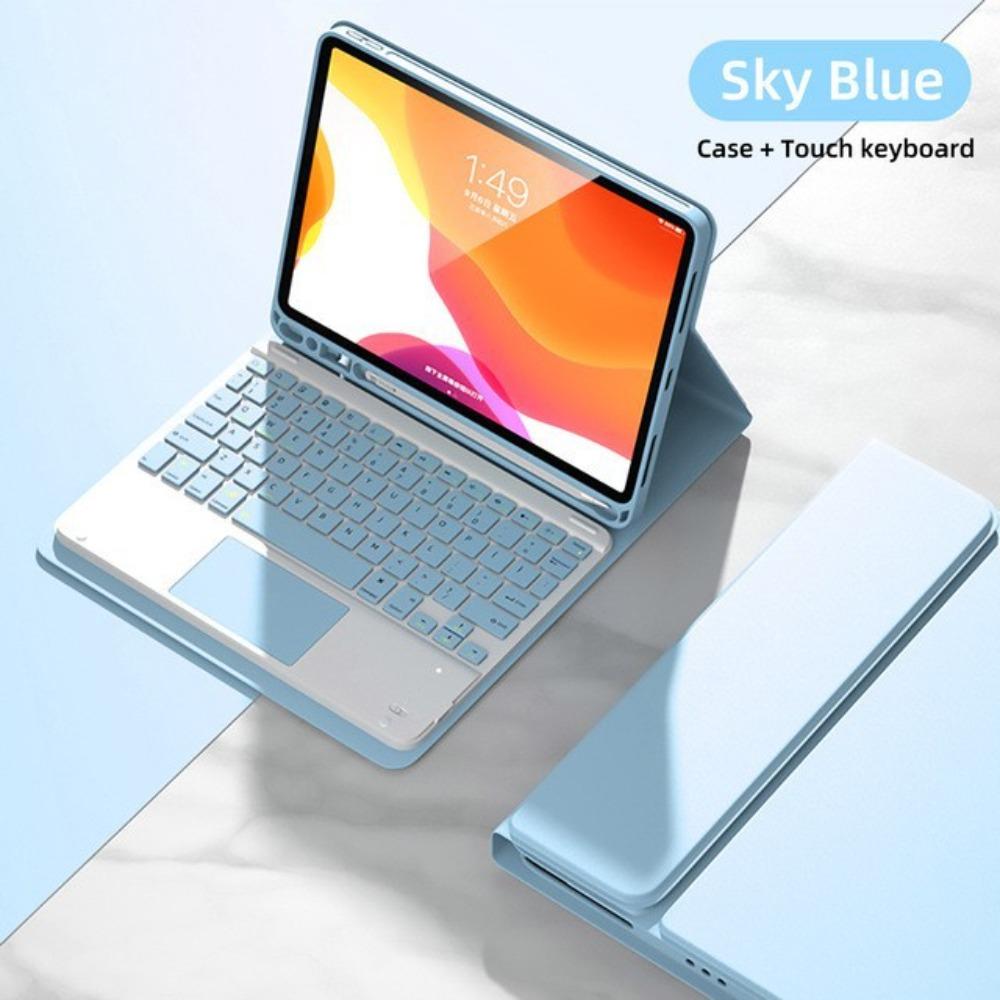 Комплект чехла с Bluetooth-клавиатурой для iPad Pro 11 2021 со слотом для Apple Pencil 10.5 12.9 Защитный чехол