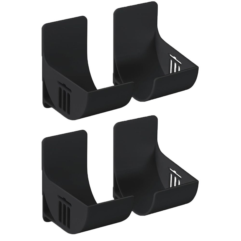 4PCS Punch Free Trash Bags Holder Kitchen Shelf Wall Mounted Organizer Plastic Bag Film Container