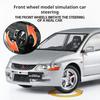 Official authorized 1:24 Mitsubishi EV09 Street Edition Alloy car Model Toy car Sound&light toy car boys Gift  collectibles