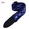 Fashion Multi-Color Adjustable High Quality Guitar Strap Nylon Bass Belt Blue Lighting Design