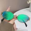 Summer Oval Sunglasses Metal Frame Classic Shades Fashion Eyewear  for Women & Men