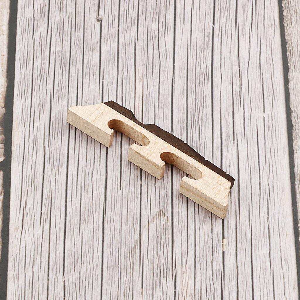 1Pc 6 Strings Banjo Bridge Banjo Bridge Parts and Accessories Replacement Ebony Maple Banjo Bridge for 6 String Banjo