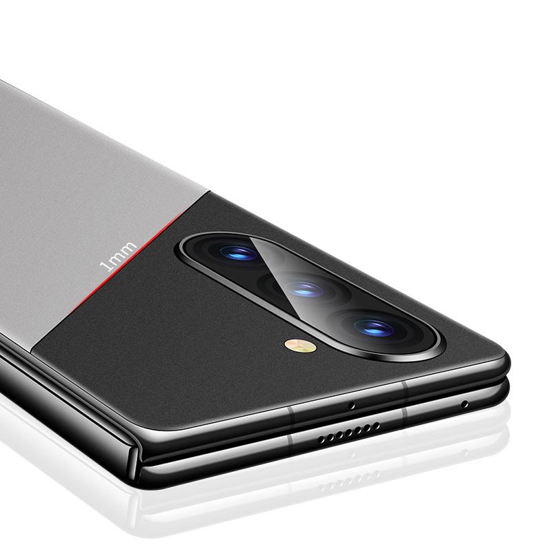 Роскошный магнитный тонкий складной чехол из 2 предметов для Samsung Galaxy Z Fold 6 Fold 5 Fold 4 Fold 3 однотонный жесткий ПК ударопрочный чехол для телефона с беспроводной зарядкой