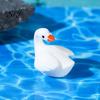 Multi-pose Goose Statue 6 Pcs Mini Figurine Tiny Resin Small Cute Animal Miniature Waterfowl Decor Figures for DIY Crafts Cake Topper Micro Landscape