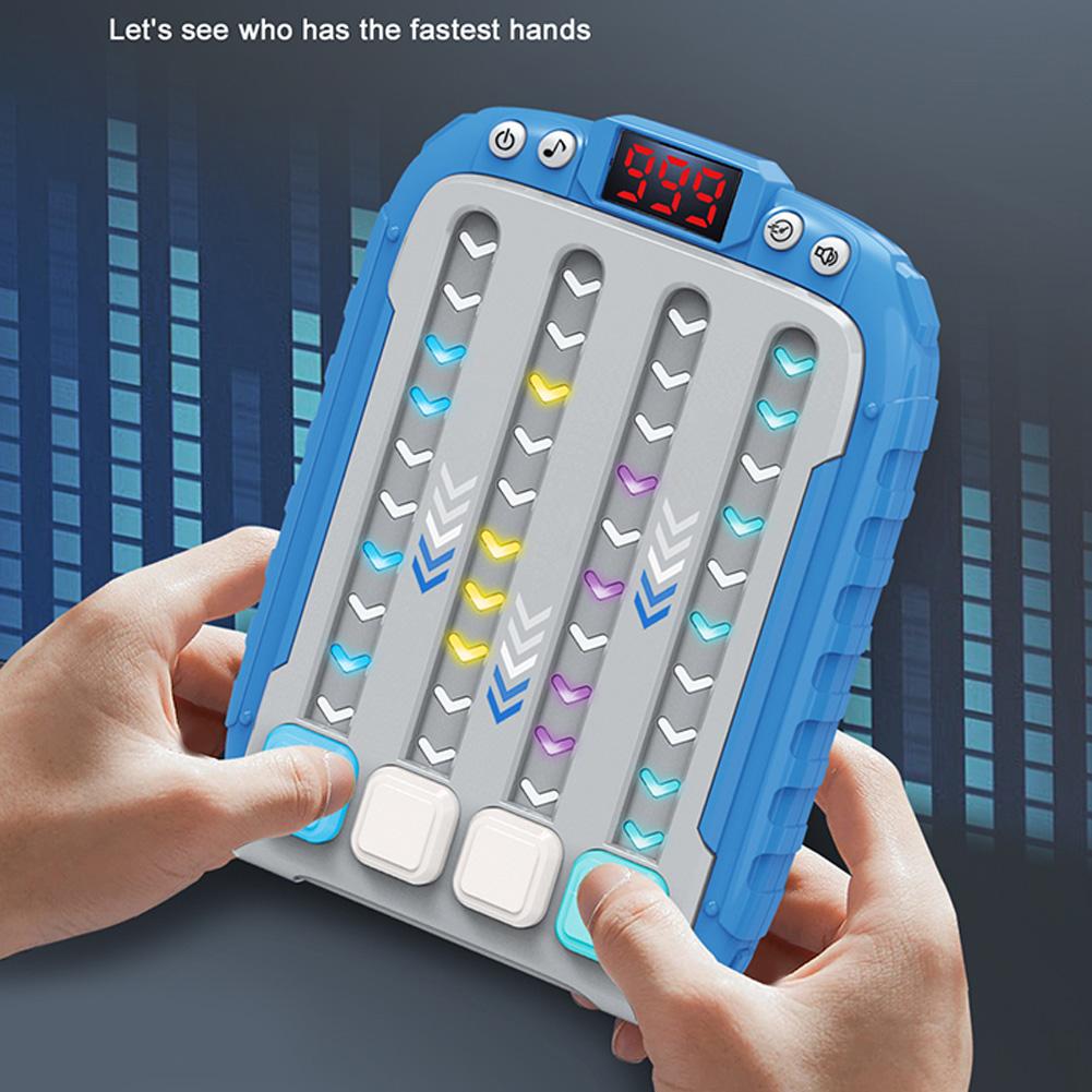 Портативная электронная музыкальная ритм-игровая машина со светом, снятие стресса, быстрая игрушка с музыкой, 3 скорости, подарки для девочек и мальчиков