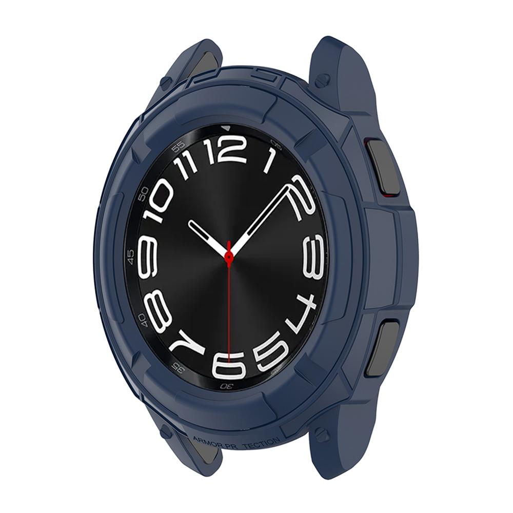 Защитный чехол-бампер для Samsung Galaxy Watch 6 Classic 43мм 47мм, мягкий полый TPU каркас, двухслойный, защита от падений