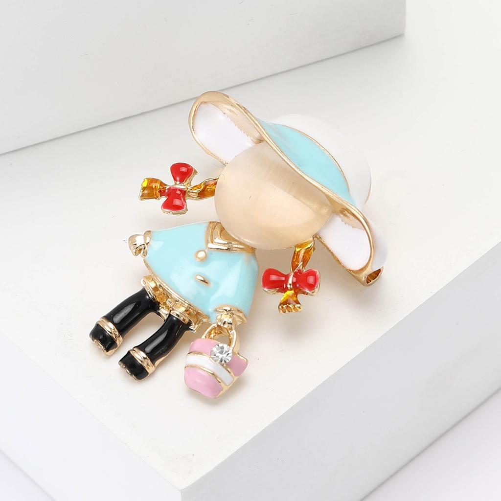 Creative Alloy Enamel Loli Styling Brooch Fashion Design Women'S Clothing Corsage Ornament Pin