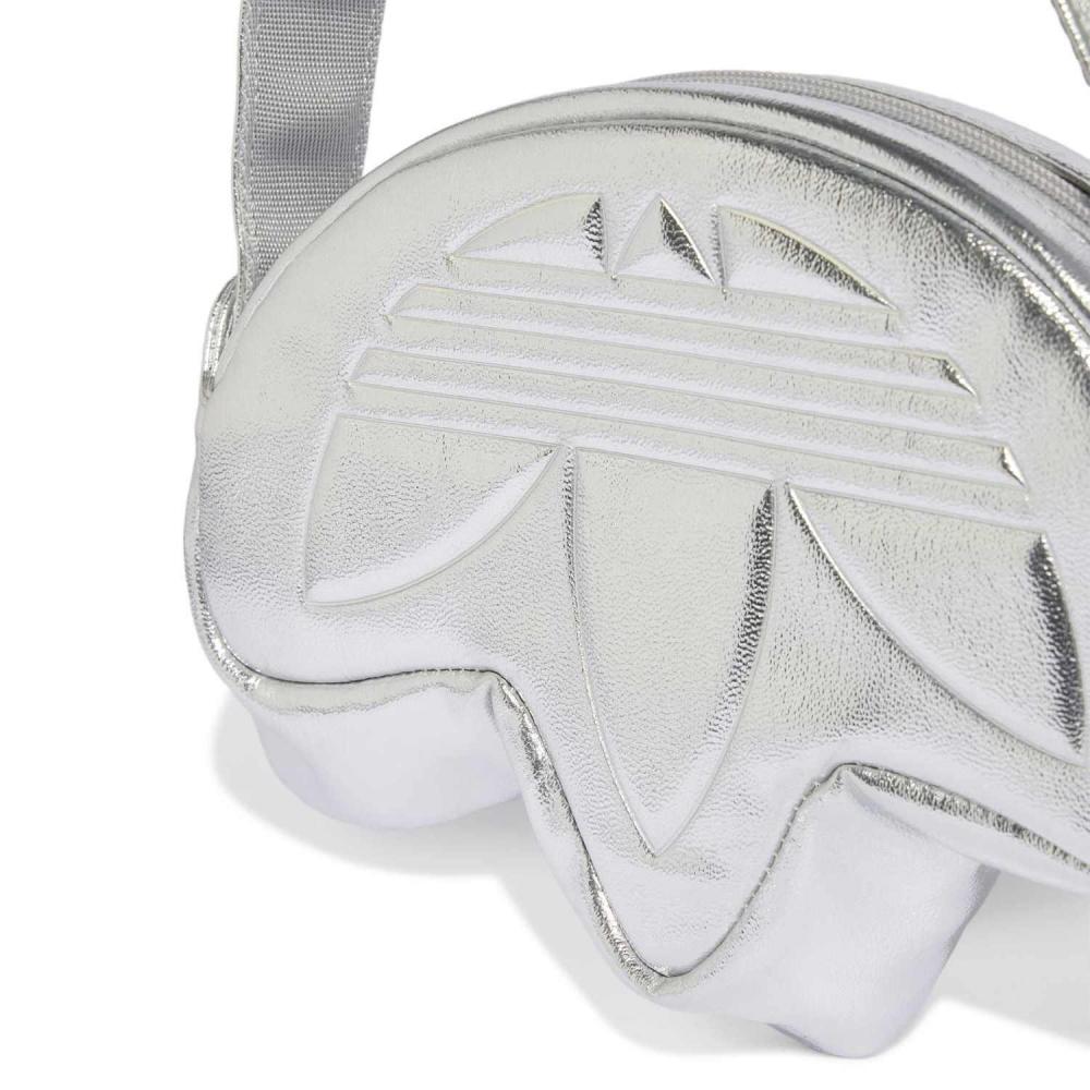 adidas Сумка U Trefoil Metallic из искусственной кожи Серебристый Kr1604