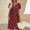 Womens Casual Short Sleeve Jumpsuit Fashion Top Jumpsuit Shorts Rompers With Pockets