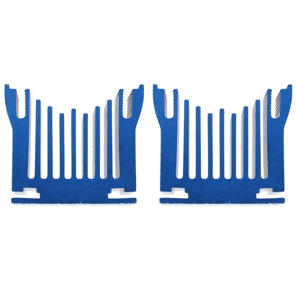 2 шт. Алюминиевый радиатор-кулер для материнской платы 3D-принтера, чипсета южного и северного моста, одинарное охлаждение, синий