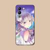 Чехол для мобильного телефона ReZero Emilia Waifu для VIVO V60 V50 V40 V30 V29 V27 V25 V23 Pro Lite 5G Цветной Печатный Чехол Красивый Роскошный