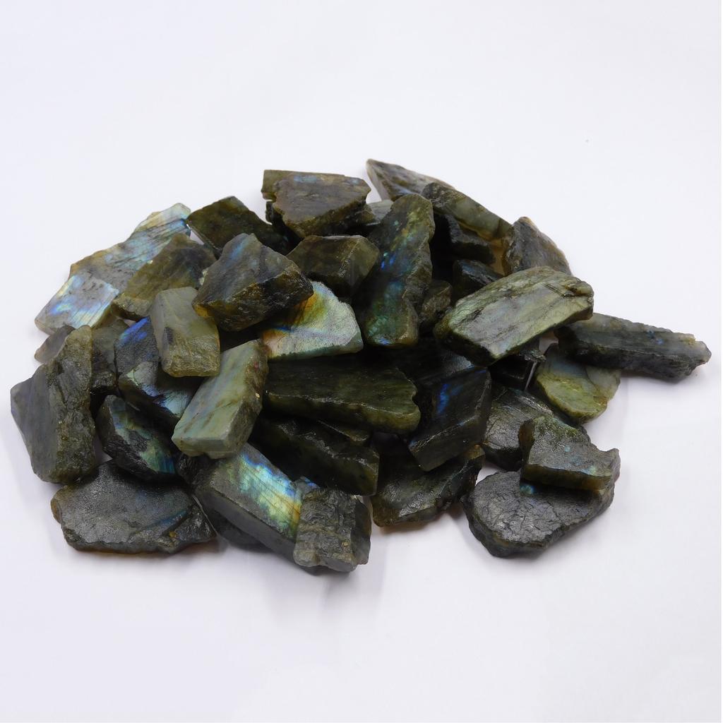 189.7 Ct Natural Labradorite UnCut Rough Huge Loose Gemstone Lot